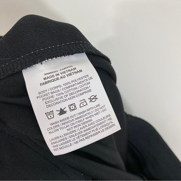 Nike XS Black Gold Side Logo Open Hem Pants‎ Track Pants - Picture 11 of 14